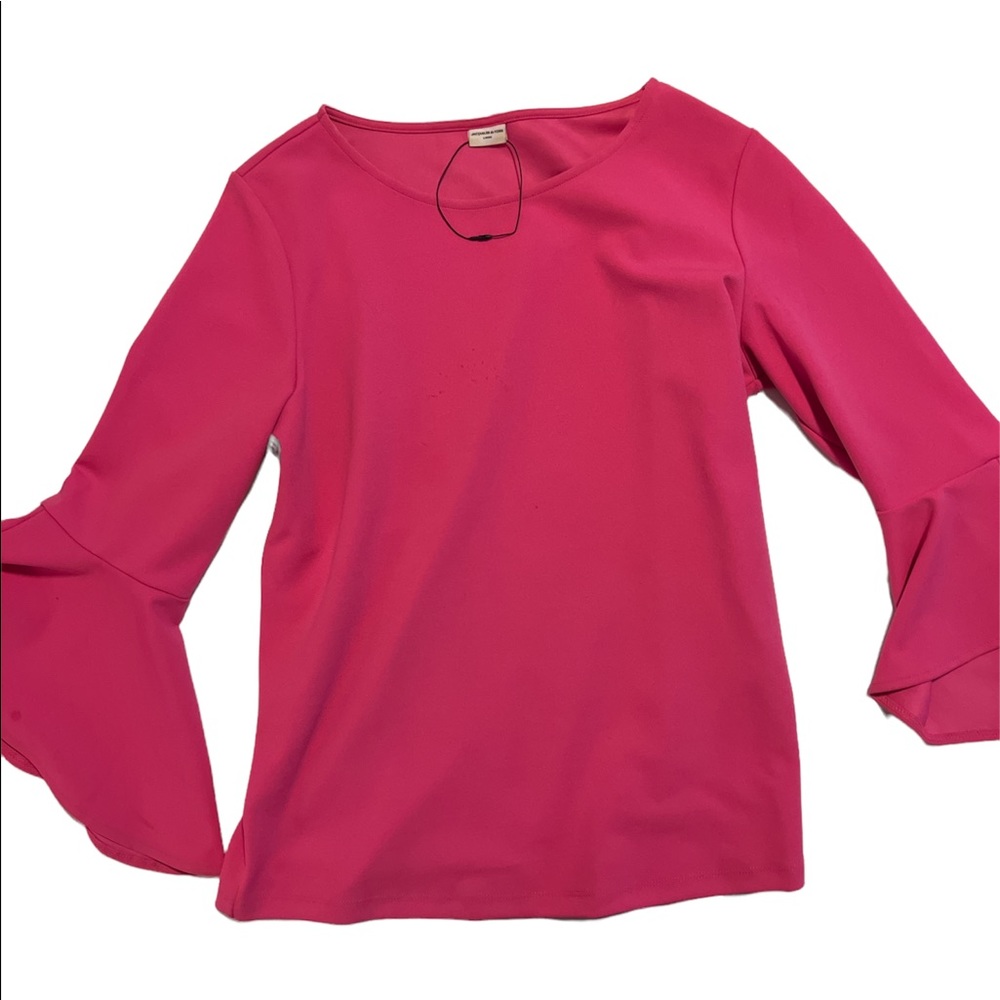 Bright pink dressy shirt